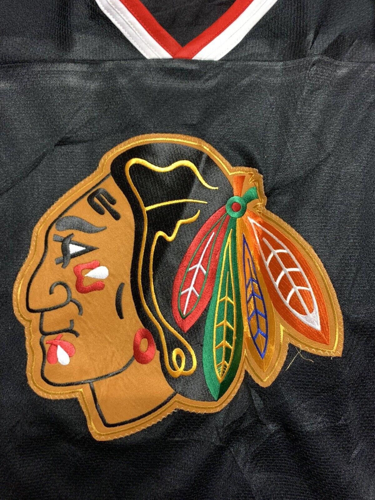 Designer Vintage Chicago Blackhawks NHL Jersey Small Black #16 Size ONE SIZE - 2 Thumbnail