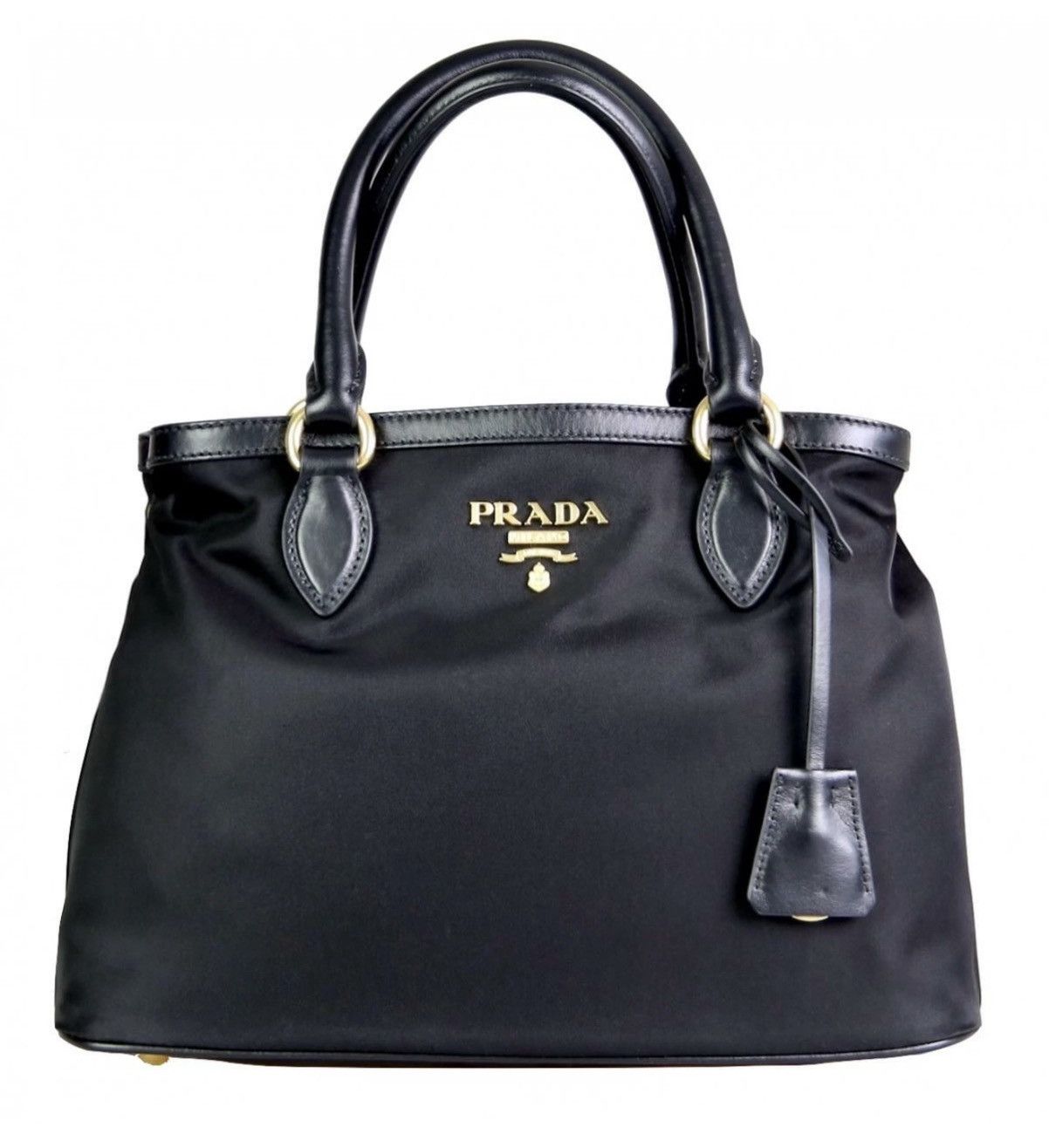 Prada Prada Black Nylon Shoulder Bag Size ONE SIZE - 1 Thumbnail