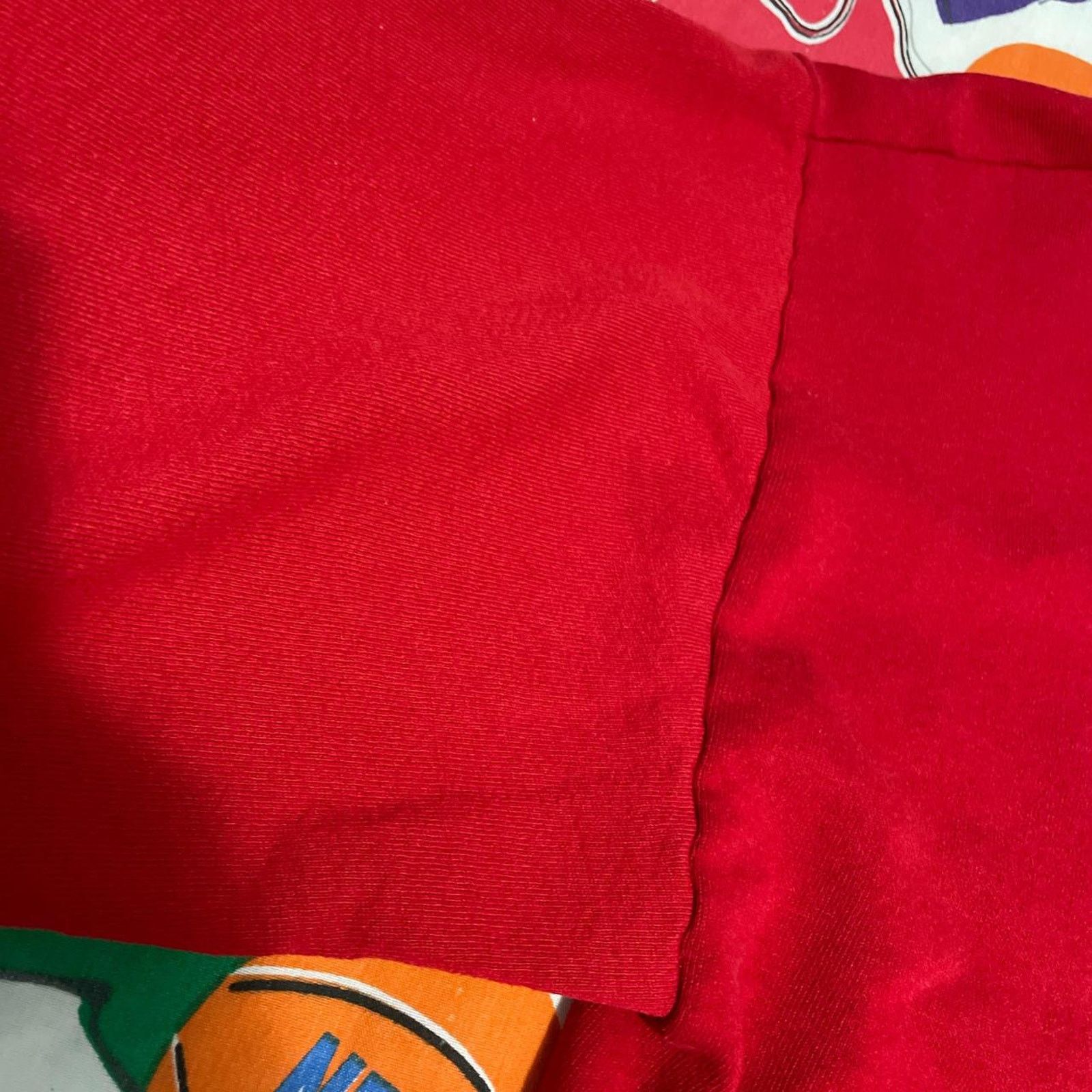 Jerzees × Vintage Vintage 90s Jerzees Blank Red Cardigan Sweater Size US XL / EU 56 / 4 - 5 Thumbnail