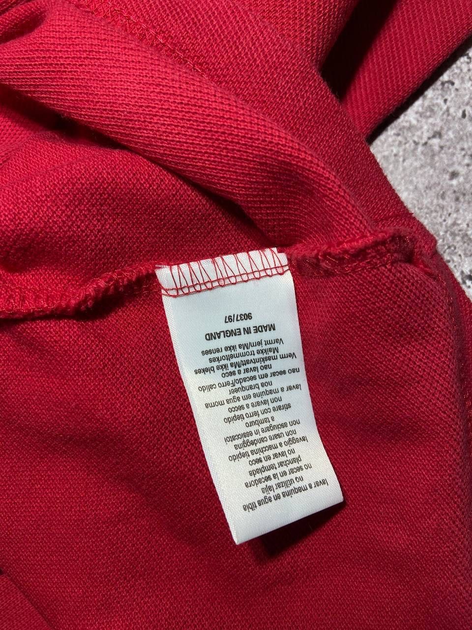 Burberry × Vintage Vintage Burberry Red Polo T-shirt Luxury Embroidered Logo Size US XL / EU 56 / 4 - 9 Thumbnail