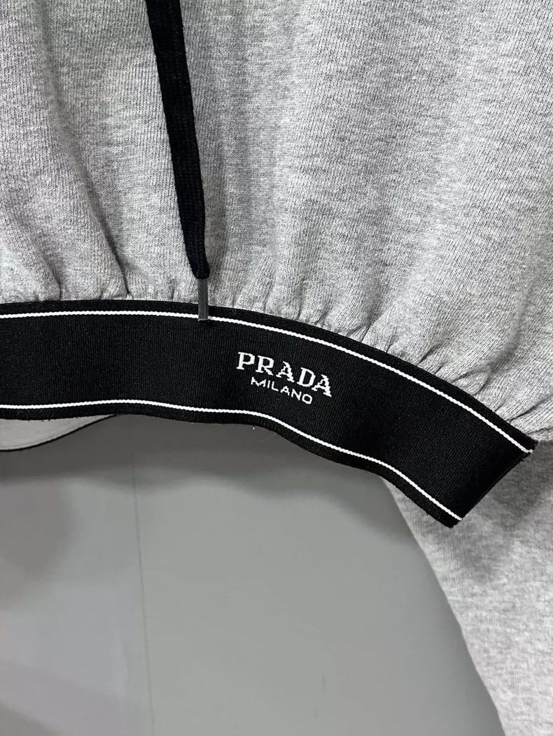 Prada Prada Gray short top coat 2502-Nextarrow Size US XS / EU 42 / 0 - 5 Thumbnail