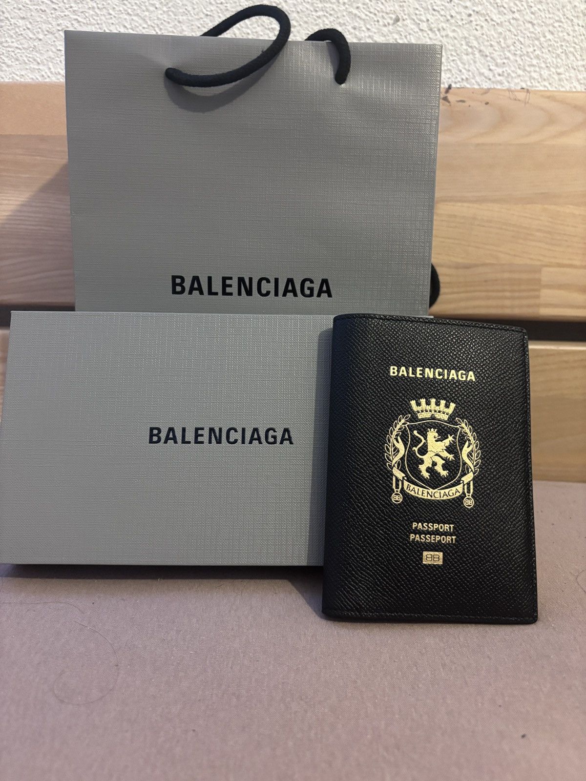 Balenciaga Balenciaga passport holder Size ONE SIZE - 1 Thumbnail