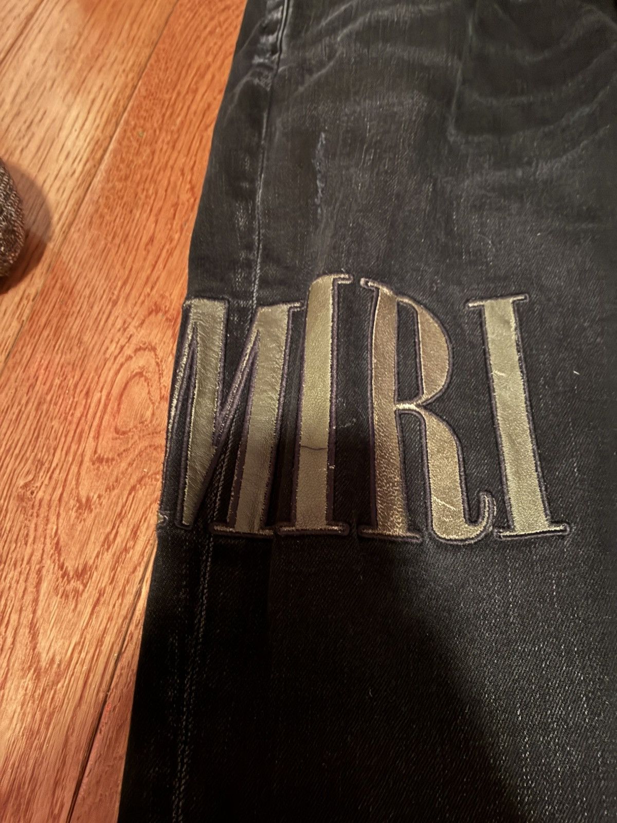 Amiri AMIRI Core Applique Denim Skinny Jeans Size US 31 - 3 Thumbnail