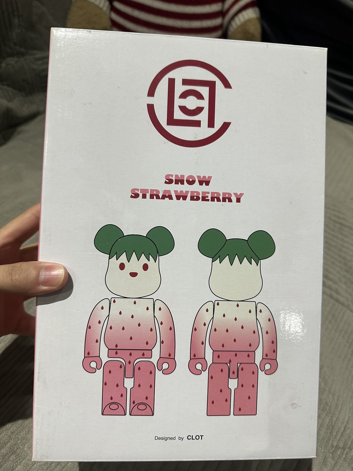 Japanese Brand × Medicom Toy Bearbrick CLOT Summer Fruits Snow Strawberry 100% & 400% Set Size ONE SIZE - 5 Thumbnail