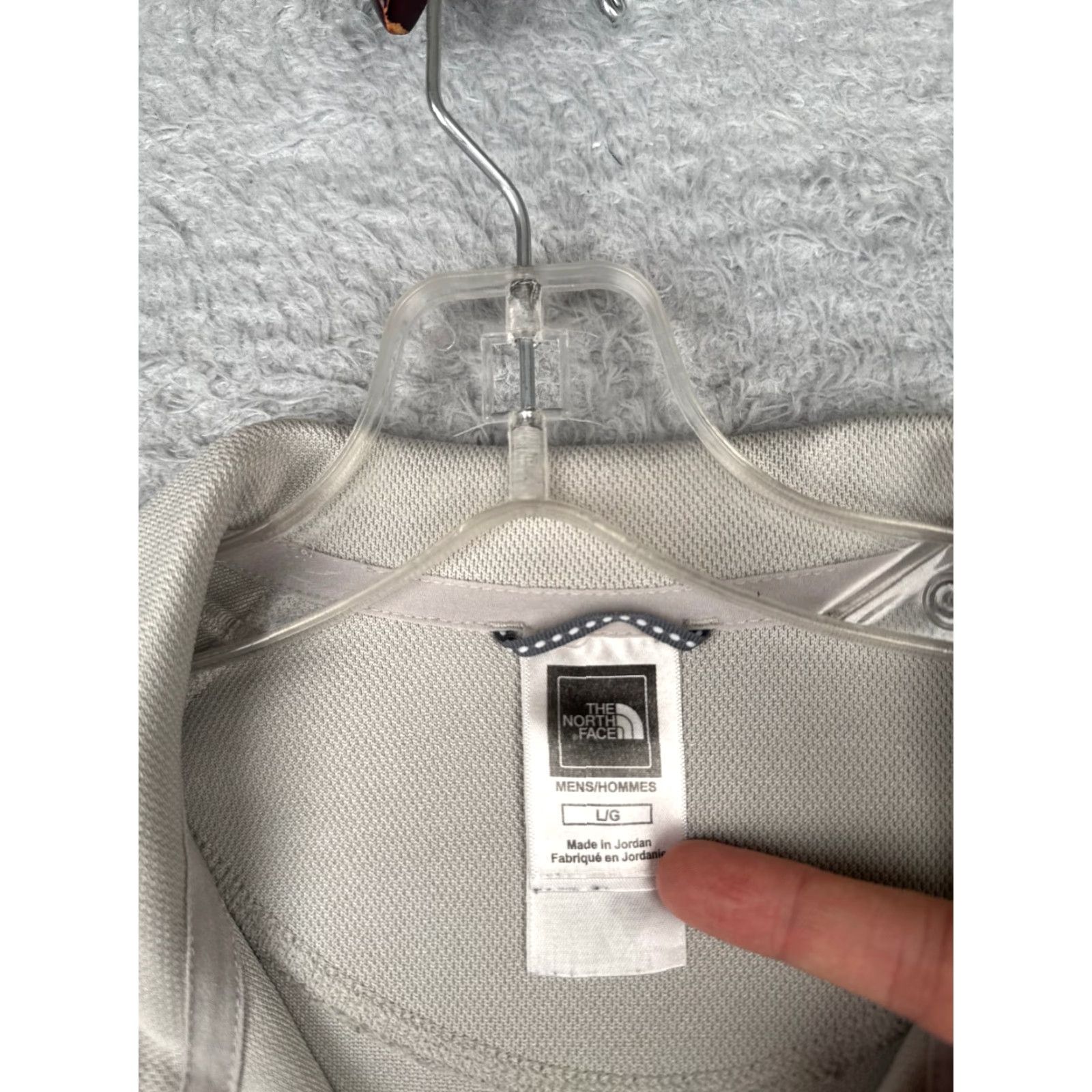 The North Face The North Face Shirt Men L Gray Long Sleeve 1/4 Zip Mock Neck Polyester READ Size US L / EU 52-54 / 3 - 7 Thumbnail