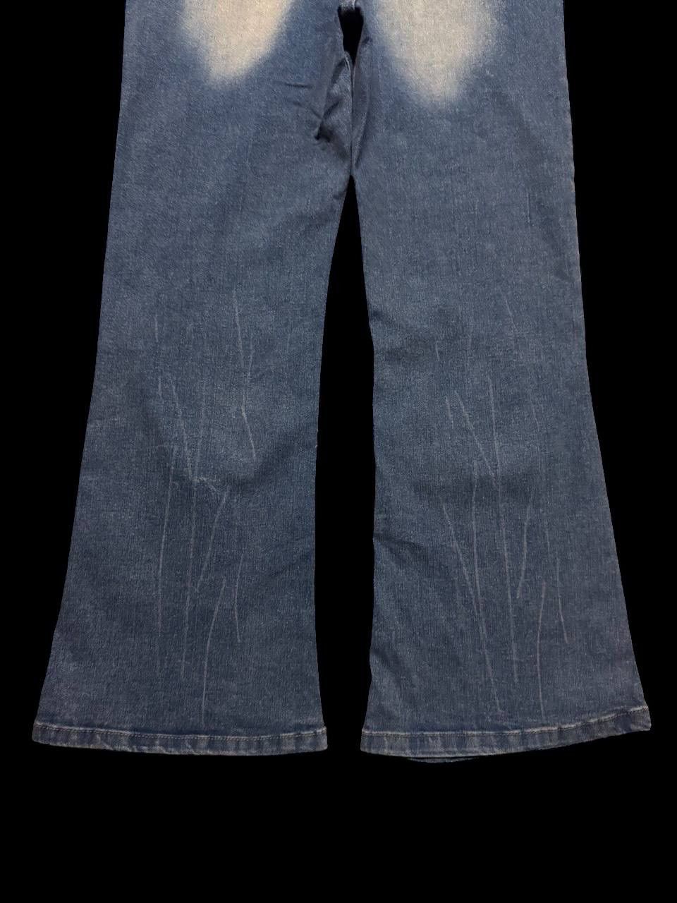 Other FLARE 90s Style Japanese Mudwash Punk Bootcut Denim Jeans Size US 30 / EU 46 - 16 Thumbnail