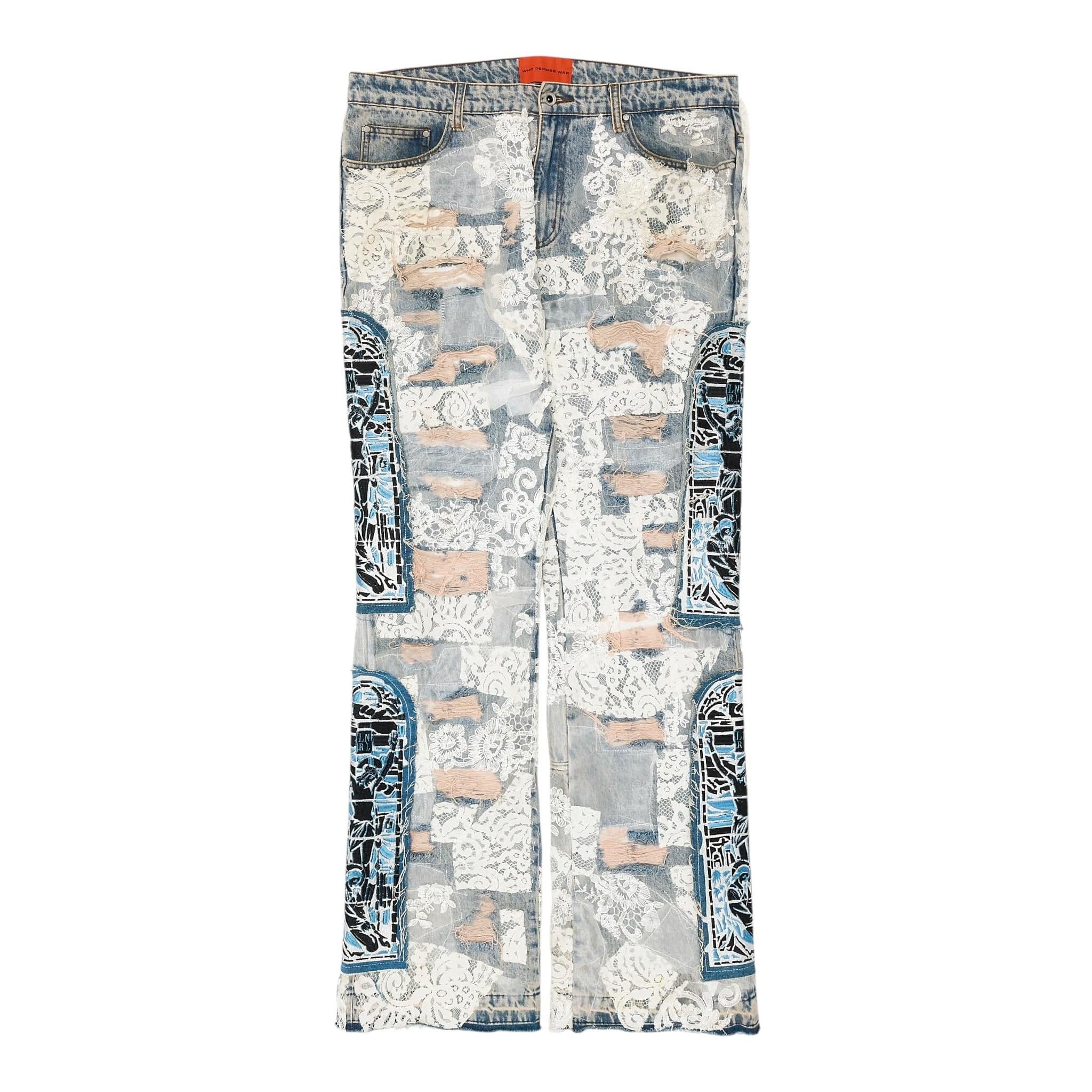 Who Decides War Who Decides War Altar Lace Fusion Denim Indigo Sky Size US 36 / EU 52 - 1 Thumbnail