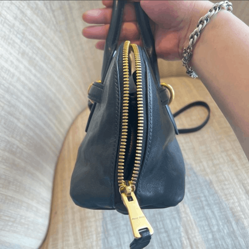 Miu Miu Miu Miu Nappa Leather Shoulder & Handheld Bag Size ONE SIZE - 5 Thumbnail