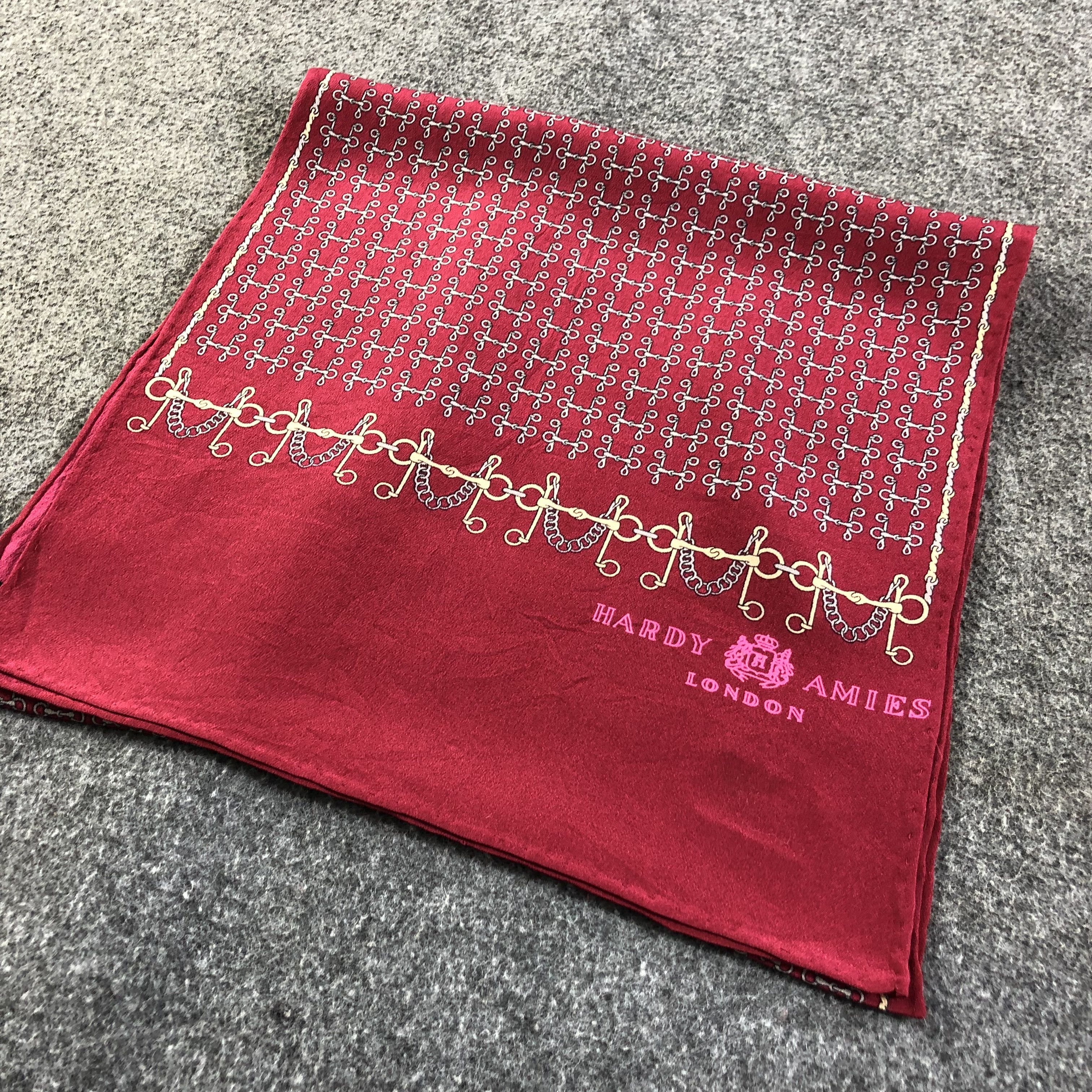 Hardy Amies Vintage Hardy Amies Silk Stole Silk Scarf M561 Size ONE SIZE - 3 Thumbnail