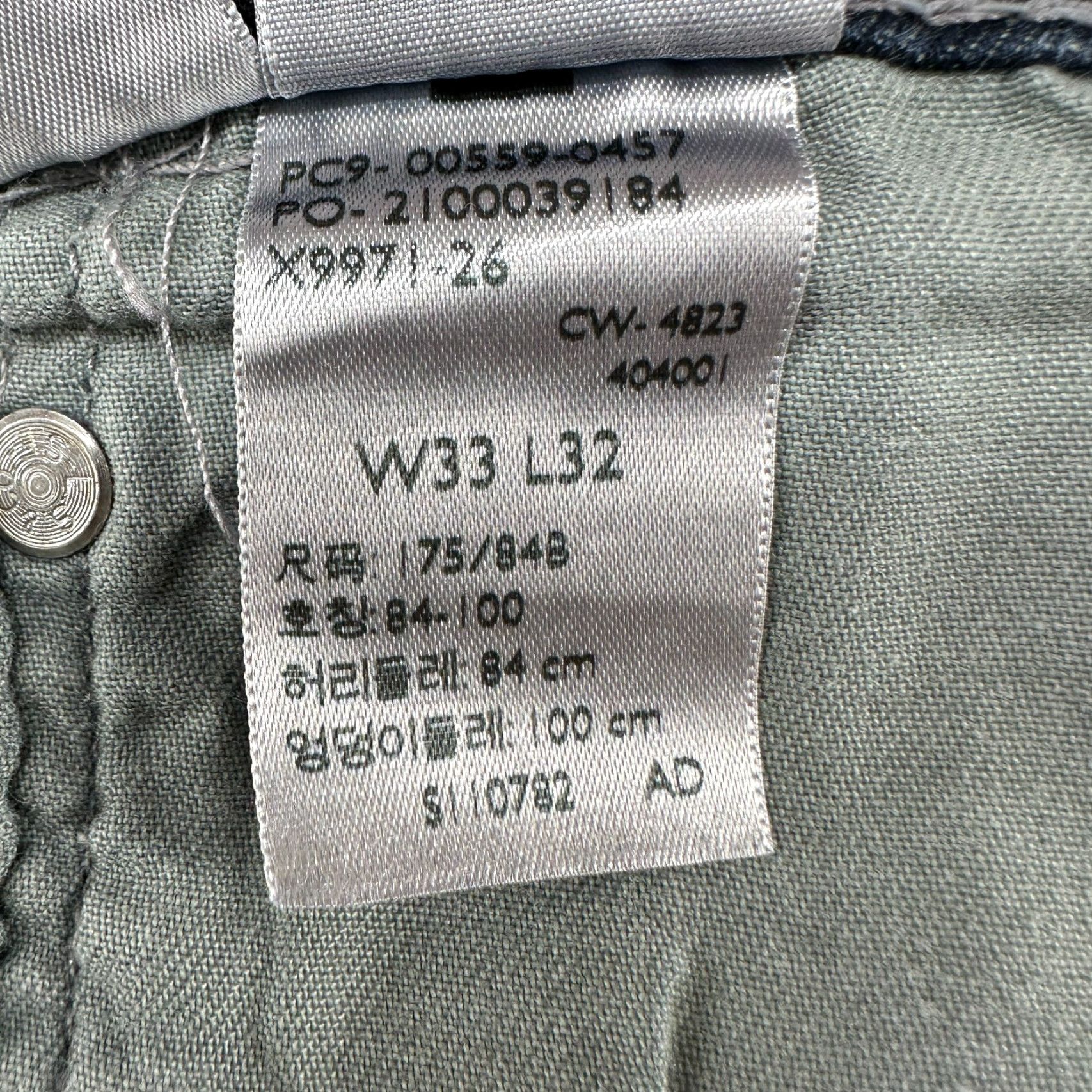 Levi's Levi's 559 Jeans Mens 33x32 Blue Dark Wash Relaxed Straight Fit Denim 5-Pocket Logo Size US 33 - 4 Thumbnail