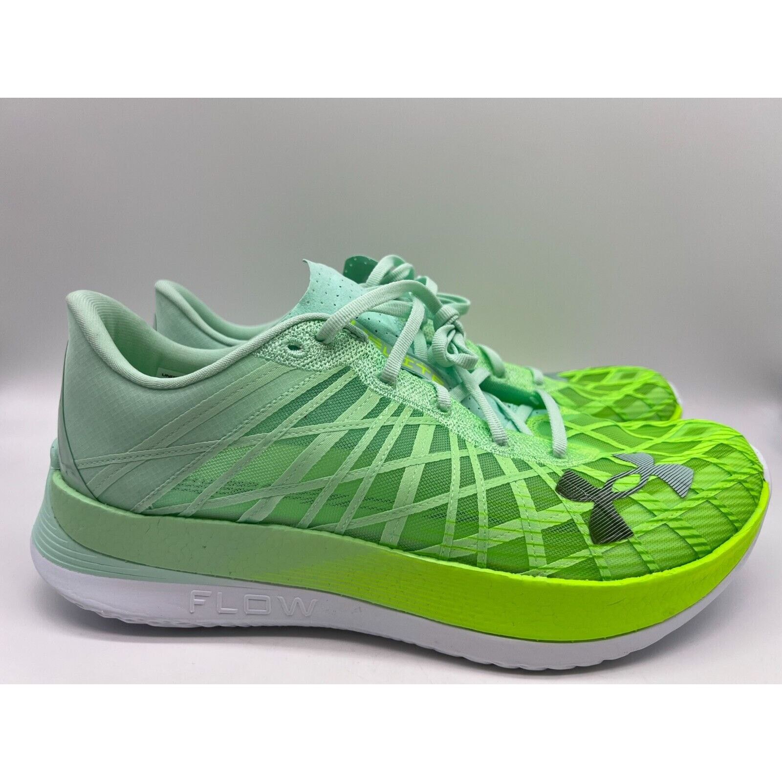 Under Armour Unisex Ua Flow Velociti Elite Running Men Size 11 Shoes in Green