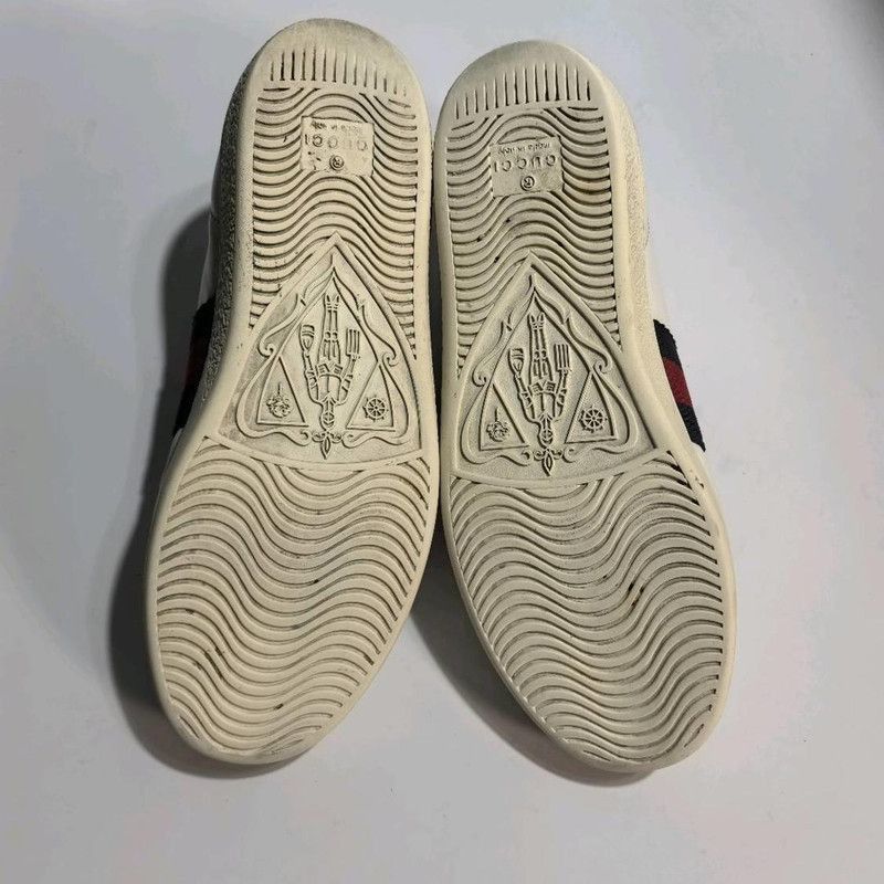 Gucci Gucci Classic Logo Casual Lace-Up Sneakers -2508 Size US 4.5 / IT 34.5 - 4 Thumbnail