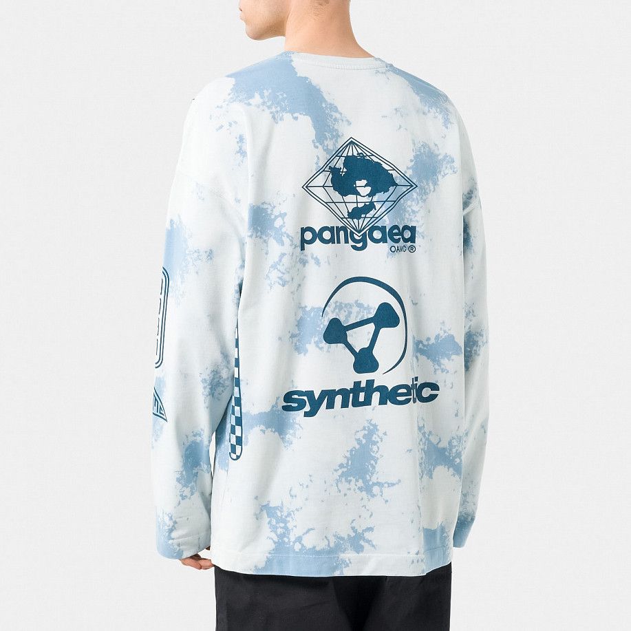 OAMC o1y0225 Logo Crewneck T-Shirt in White/Blue Size US M / EU 48-50 / 2 - 4 Thumbnail