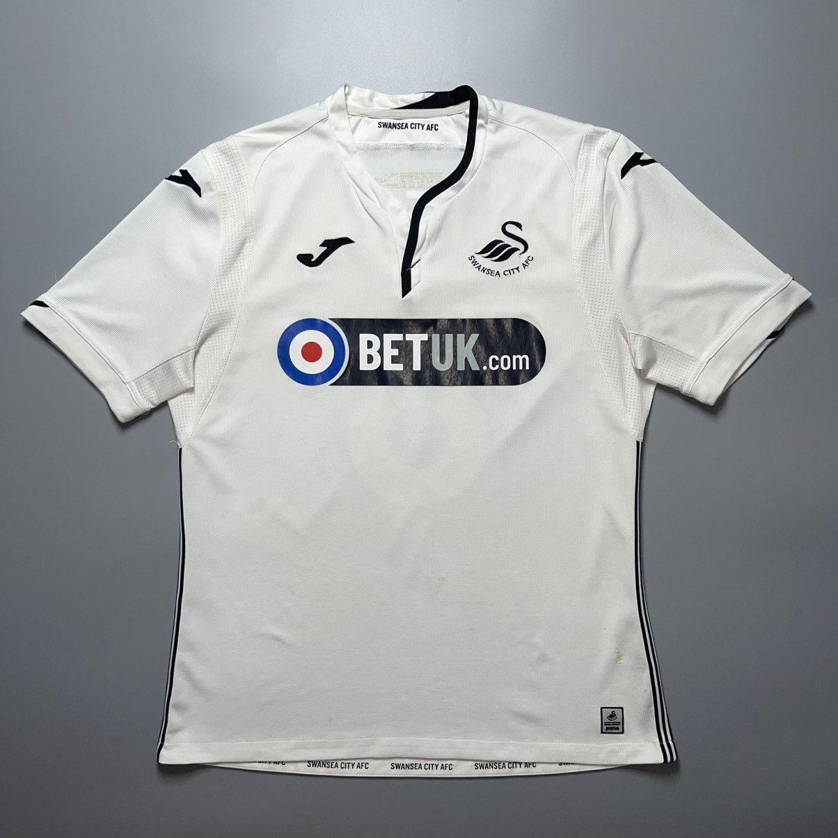 Joma × Vintage SWANSEA JOMA 2018/2019 FOOTBALL HOME JERSEY #8 LEROY FER Size US XL / EU 56 / 4 - 3 Thumbnail