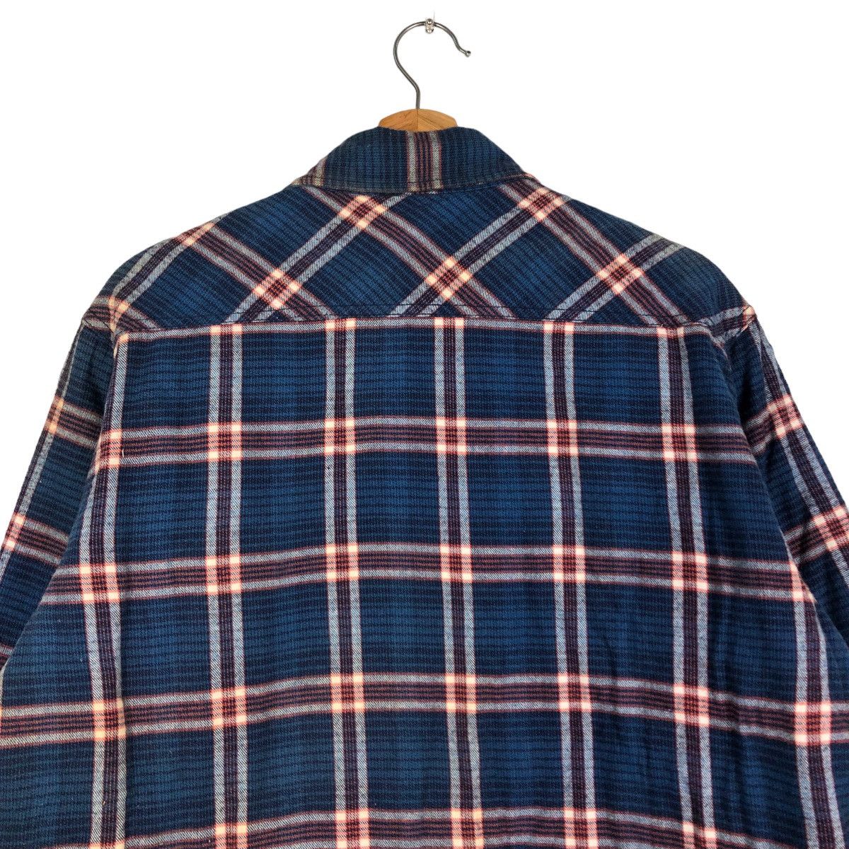 Japanese Brand 🔥Vintage Converse All Star Shirt Jacket Chore Tartan Design Size US L / EU 52-54 / 3 - 9 Thumbnail