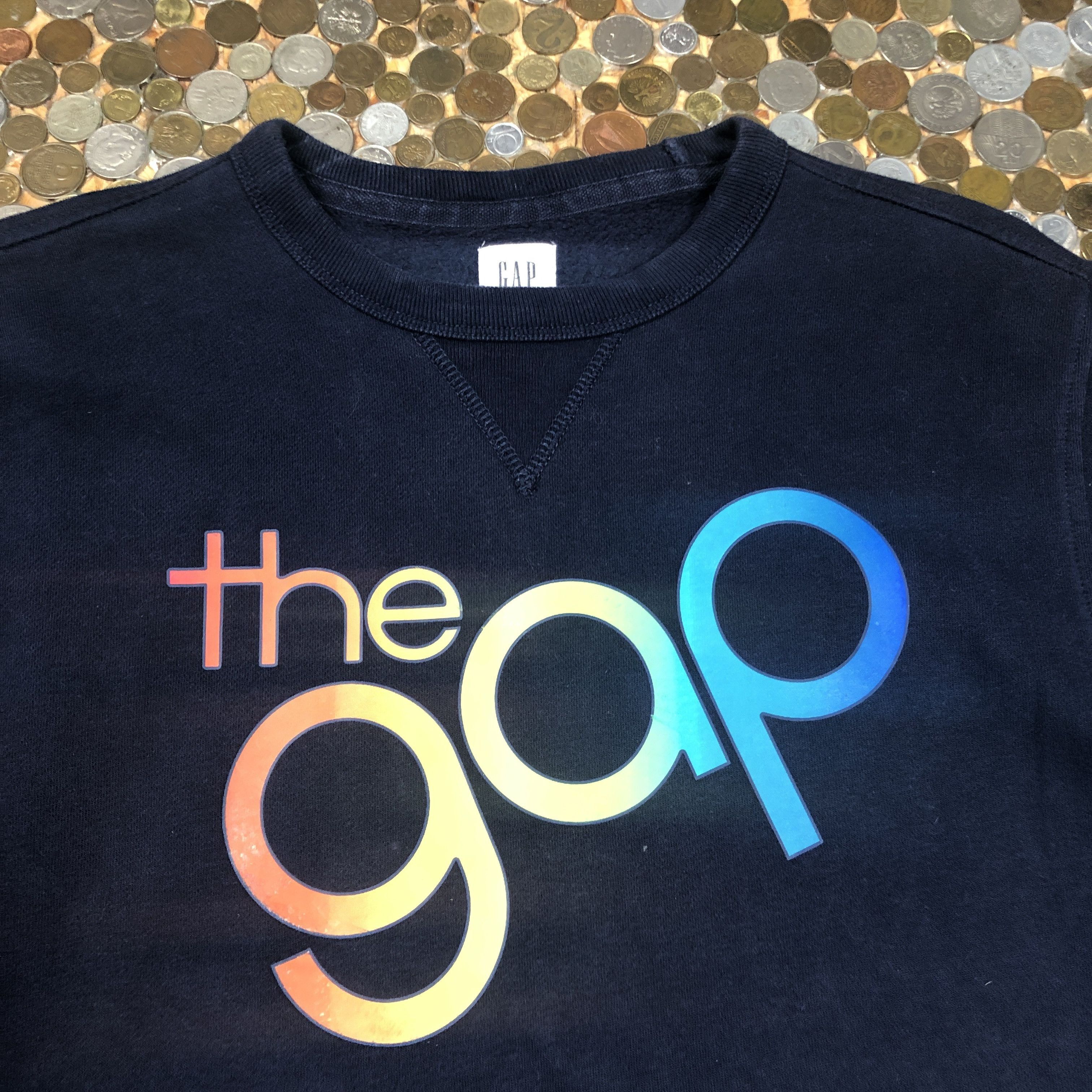 Gap Gap crewneck spellout multicolour sweatshirt Size US S / EU 44-46 / 1 - 2 Thumbnail