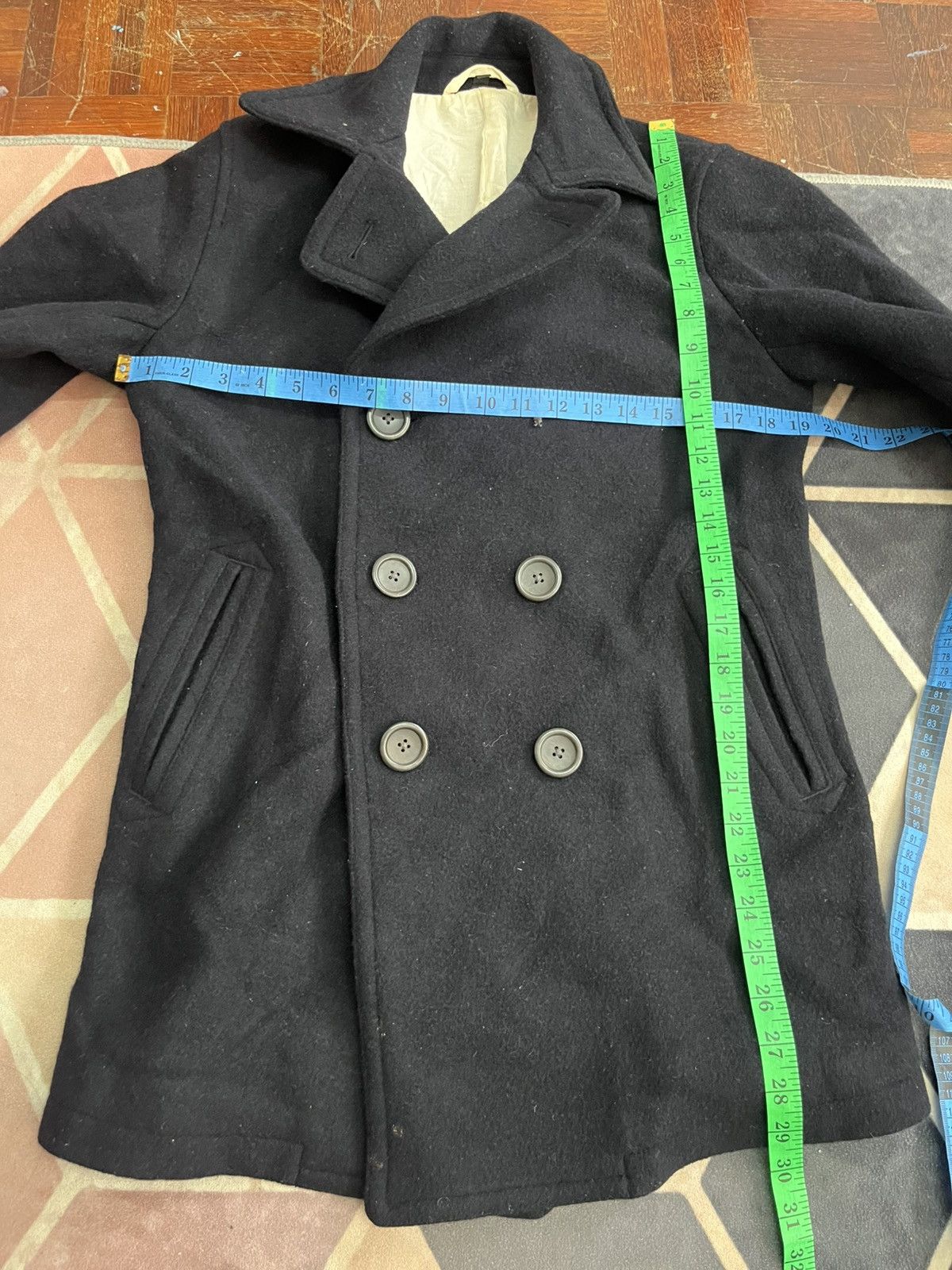 Vintage 💥Vintage 80s Unbranded Wool Jackets With Linen Lining Size M / US 6-8 / IT 42-44 - 9 Thumbnail