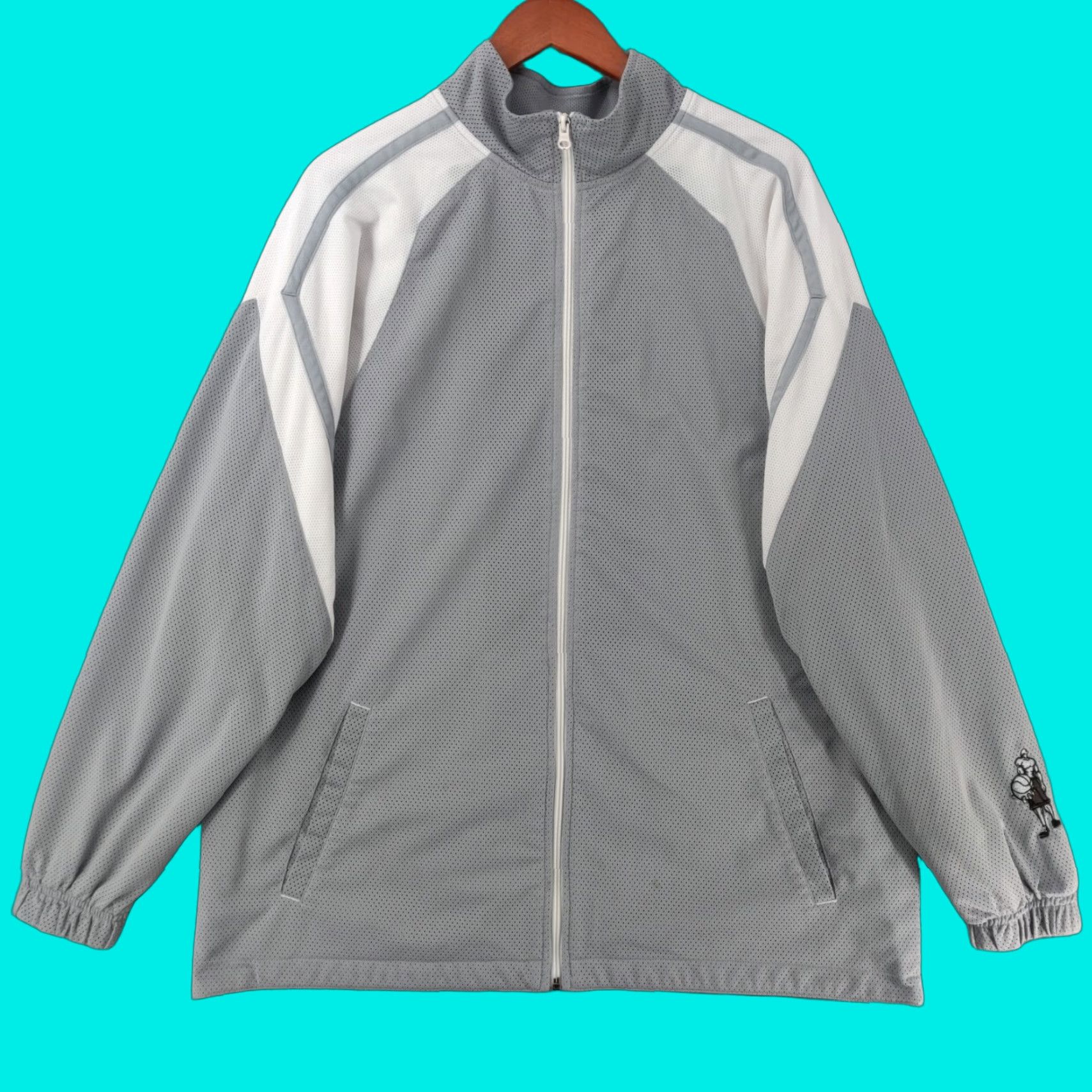 Vintage VINTAGE AND1 Track Jacket Mens XL Grey Full Zip Basketball Embroidered Logo Y2K Size US XL / EU 56 / 4 - 1 Thumbnail