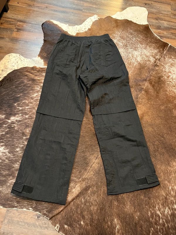 Ojardorf O. Files Wrinkled Nylon Track Pants wide leg flared baggy XL Size US 36 / EU 52 - 4 Thumbnail
