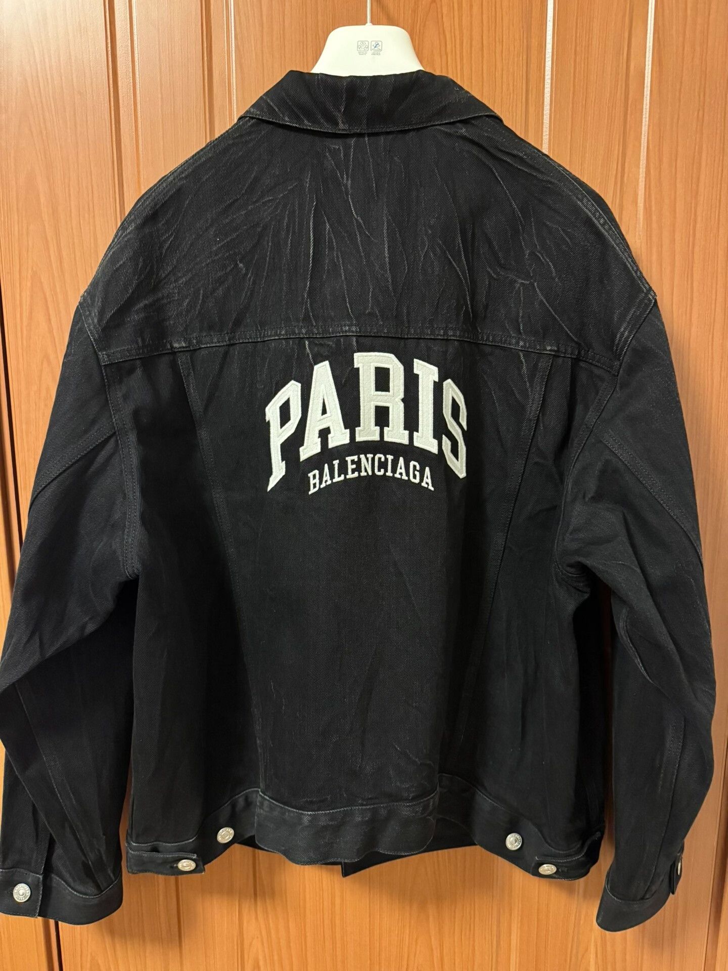 Commune De Paris balenciaga oversized black denim jacket Size US L / EU 52-54 / 3 - 2 Thumbnail