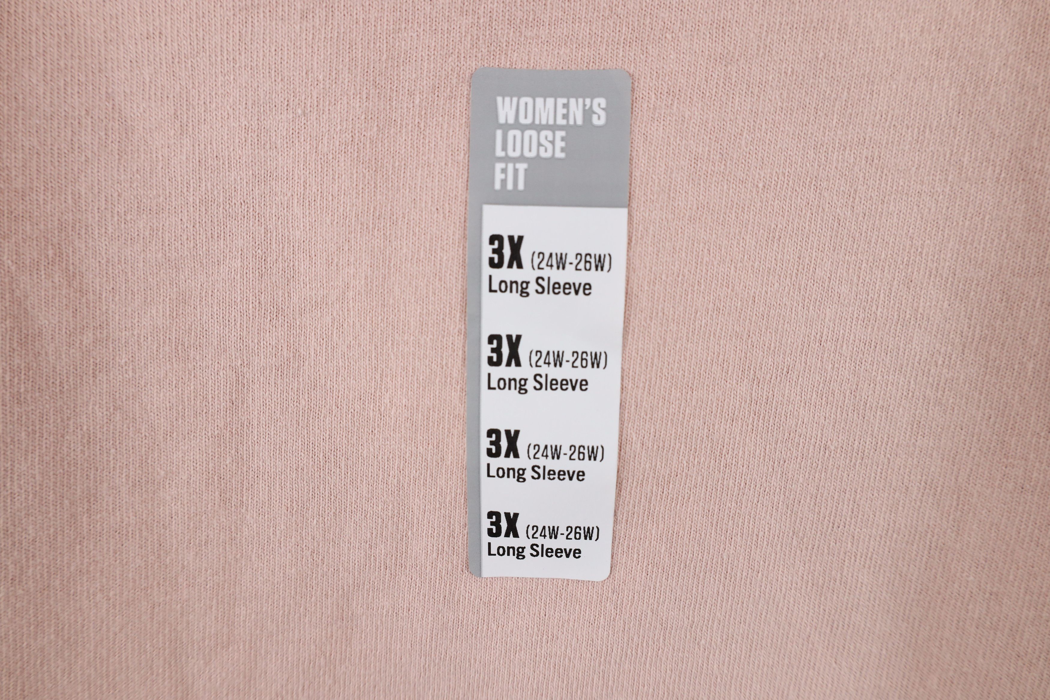 Carhartt × Vintage New Carhartt Fit Spell Out Long Sleeve T-Shirt Pink Cotton Size 3XL / US 20-22 - 5 Thumbnail