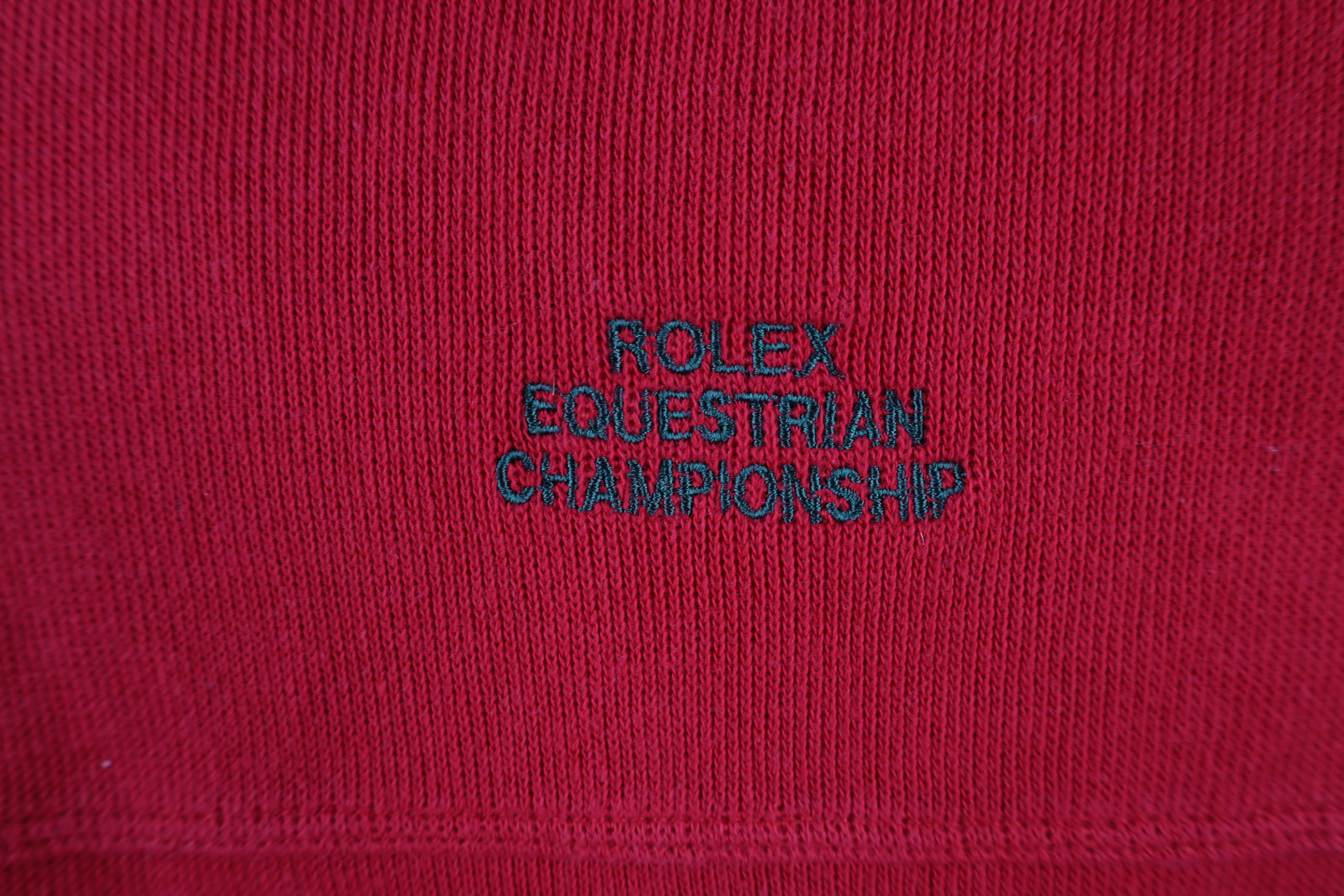 Vintage Vintage Equestrian Championship Kentucky Half Zip Sweater Size US L / EU 52-54 / 3 - 7 Thumbnail