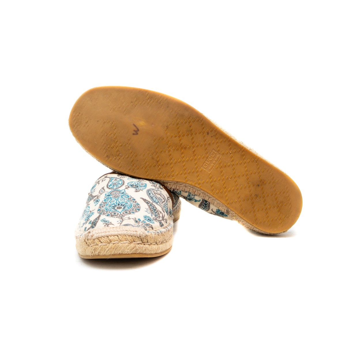 Gucci GUCCI Men’s Cloth espadrilles Creme and multicolor paisley Size US 9 / EU 42 - 7 Thumbnail