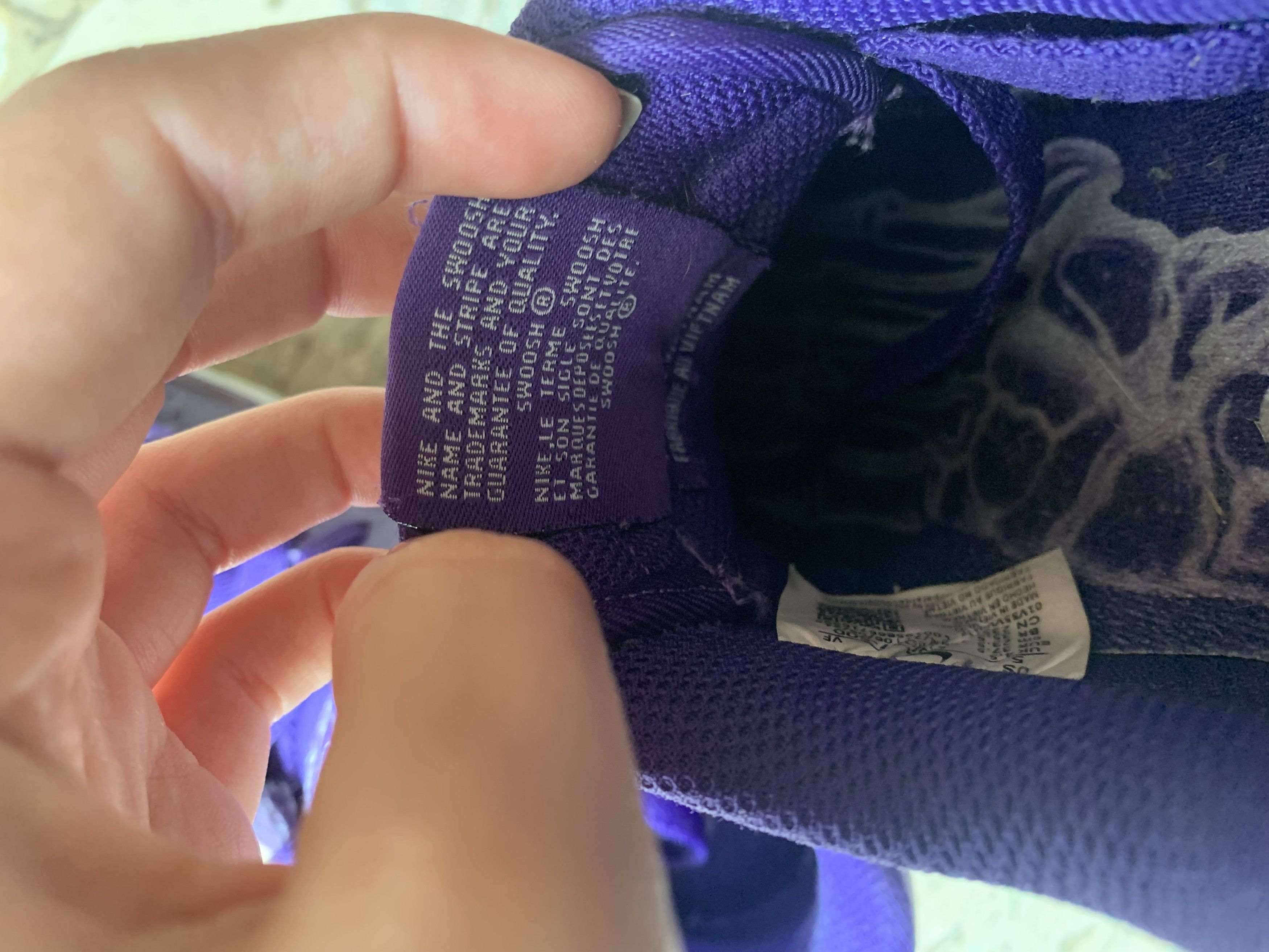 Nike NIKE AIR FORCE 1 LOW "PURPLE SKELETON" Size US 7.5 / IT 37.5 - 6 Thumbnail