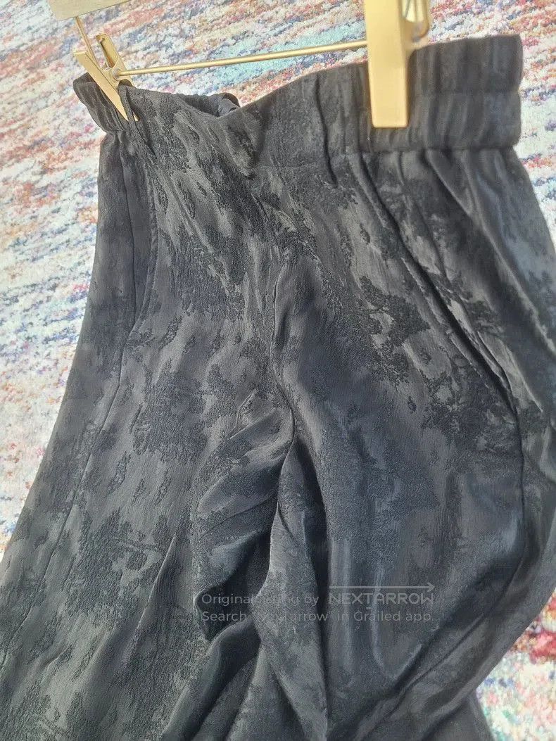 Ann Demeulemeester Ann Demeulemeester Silk Embroidered Pants. Size US 39 - 2 Thumbnail