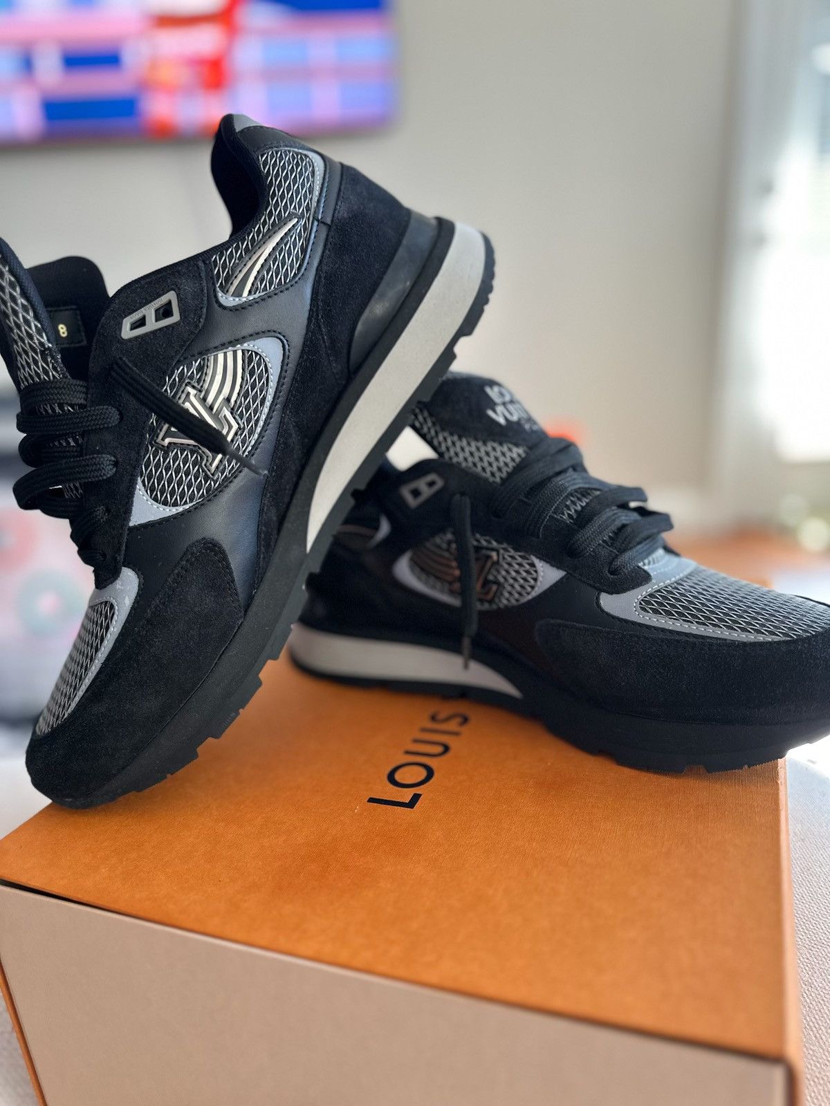image of Louis Vuitton Runaway Sneaker in Black, Men's (Size 9.5)