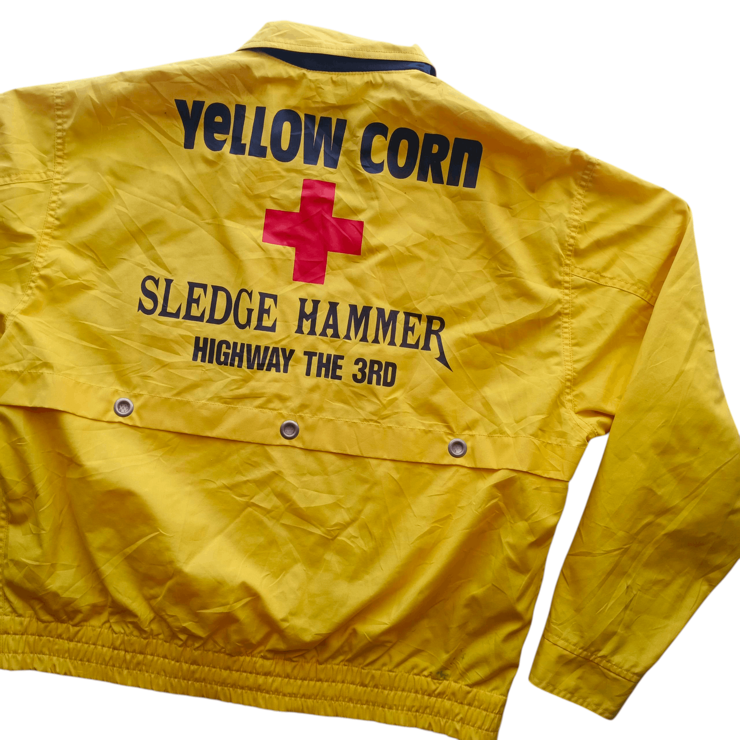 YELLOW CORN Vintage Yellow Corn Jacket Sledge Hammer Highway Magician Size US L / EU 52-54 / 3 - 5 Thumbnail
