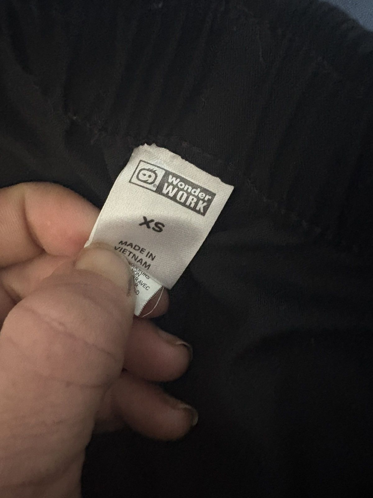 Other WonderWORK Black Scrub Pants XS Medical Uniform Healthcare Size 25" / US 0 / IT 36 - 4 Thumbnail