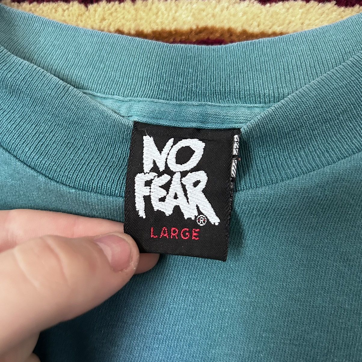 No Fear × Vintage Vintage No Fear Made In Usa Single Stitch Rare Tee Shirt Size US L / EU 52-54 / 3 - 12 Thumbnail