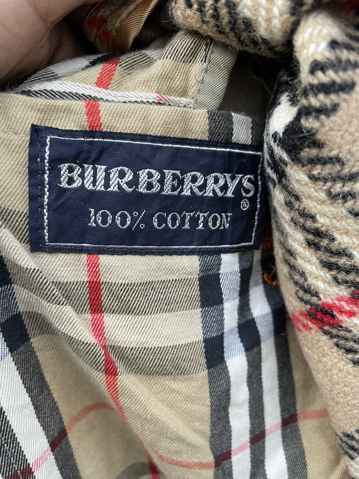 Burberry Prorsum Made In England Vintage Burberry Nova Check Lining Over Coat Size US M / EU 48-50 / 2 - 15 Thumbnail