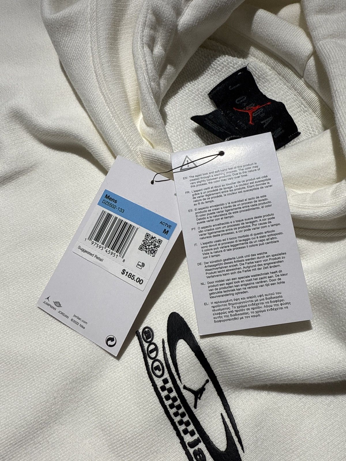 Jordan Brand × Nike × Travis Scott Jordan Travis Scott pullover hoodie cream white size m Size US M / EU 48-50 / 2 - 5 Thumbnail