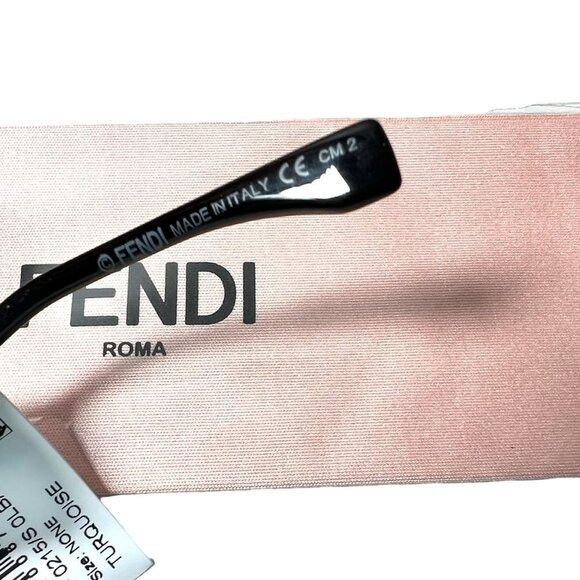 Fendi Fendi Womens Blue Cat Eyes Metal Frame 53mm Modified Sunglas Size ONE SIZE - 8 Thumbnail