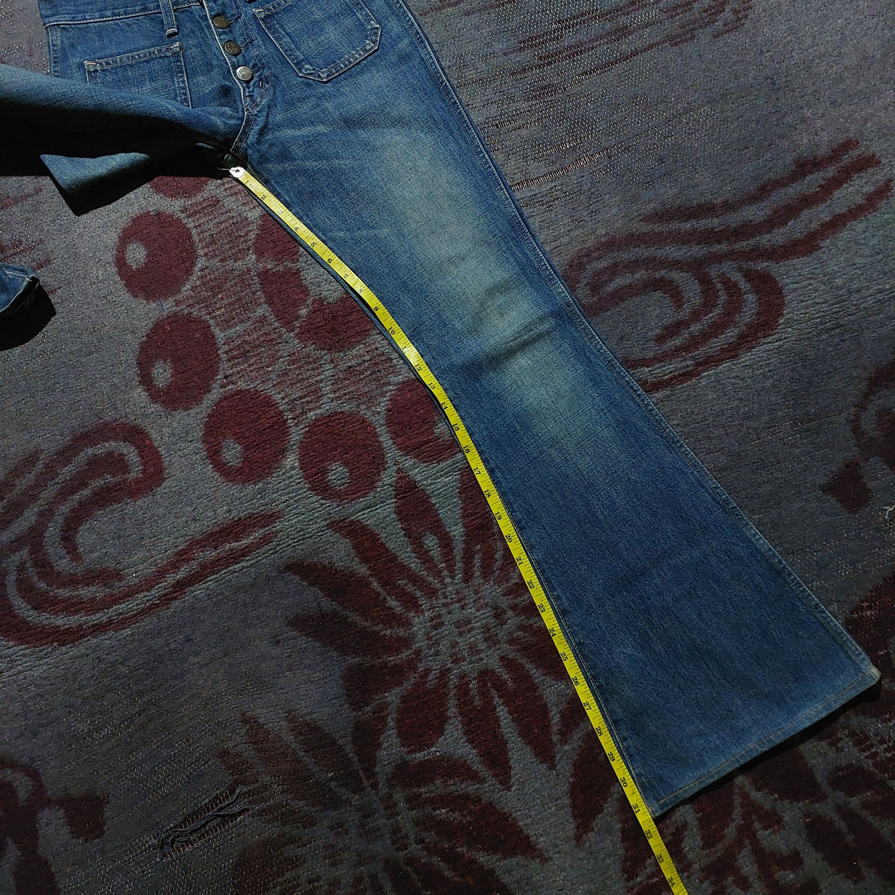 Big John Big John japan front pocket flared denim Size US 27 - 14 Thumbnail