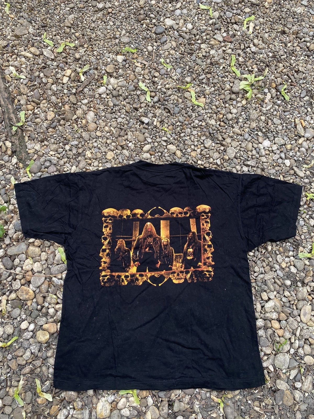 Band Tees × Vintage Vintage Sinister Death Metal Rock T-Shirt Size US XL / EU 56 / 4 - 2 Thumbnail