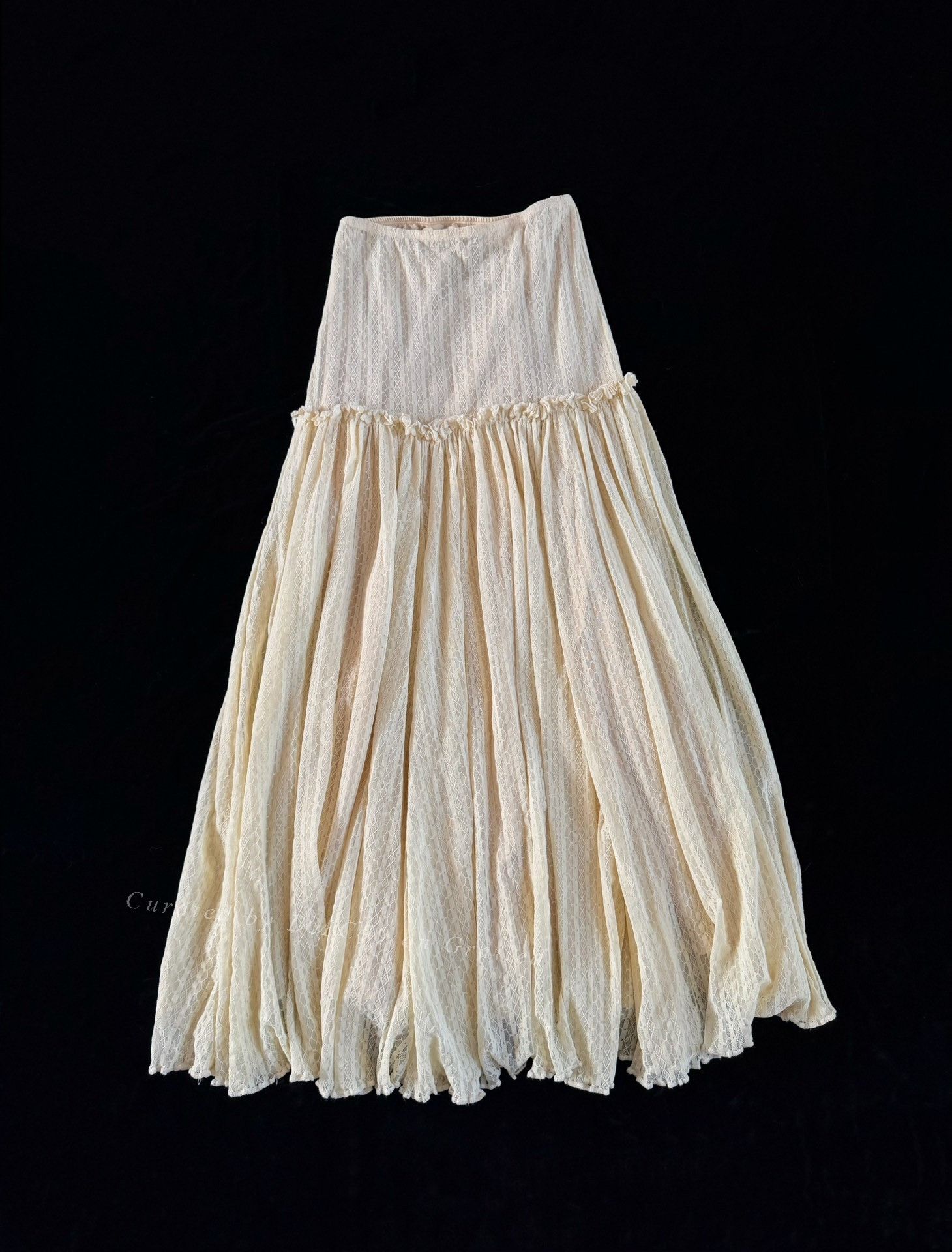 Jean Paul Gaultier Jean Paul Gaultier Vintage Mesh Tulle Skirt Size 40" / US 18 - 1 Thumbnail