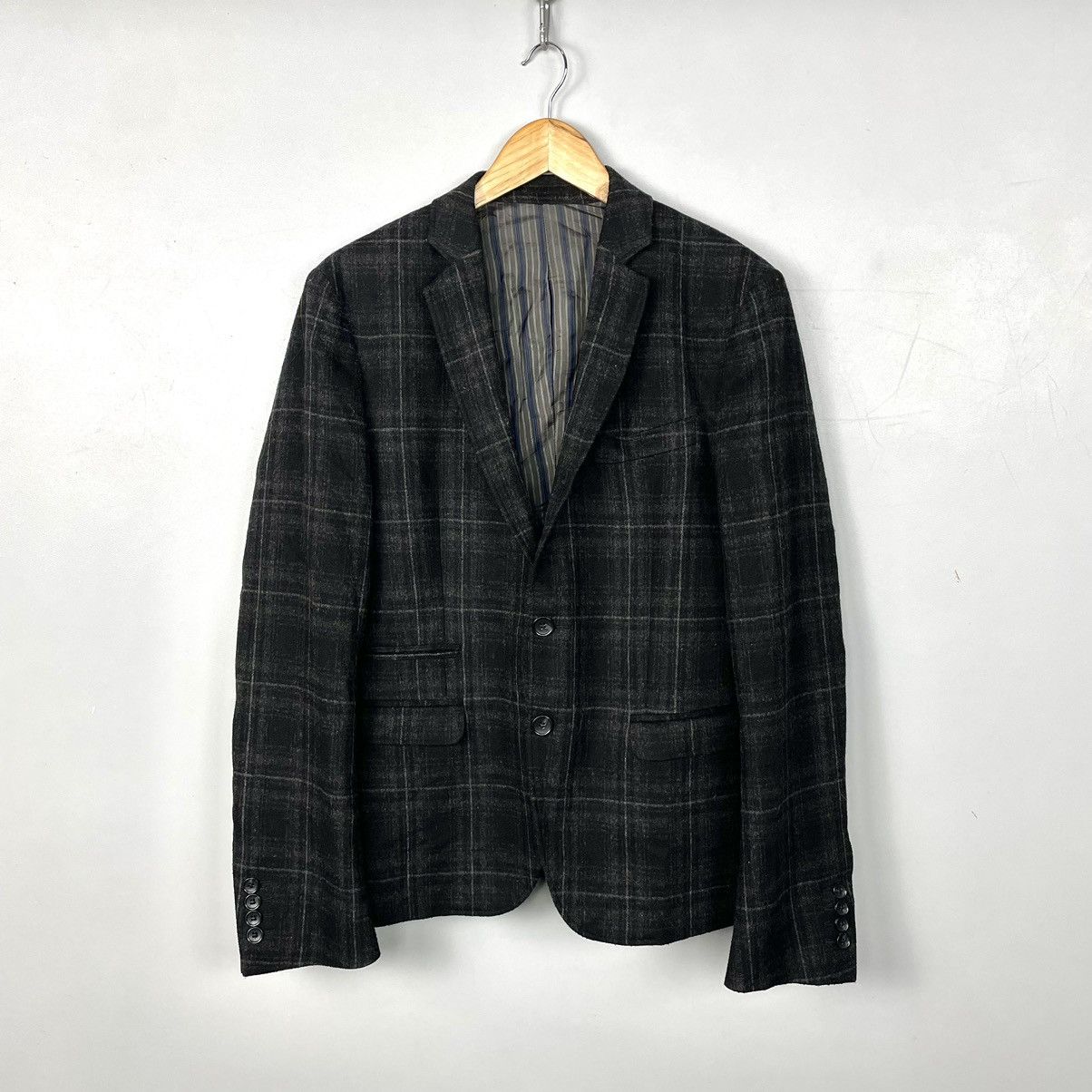 Dolce & Gabbana men’s Dolce&Gabbana Wool blazer color black sz 46 Size 46S - 1 Thumbnail
