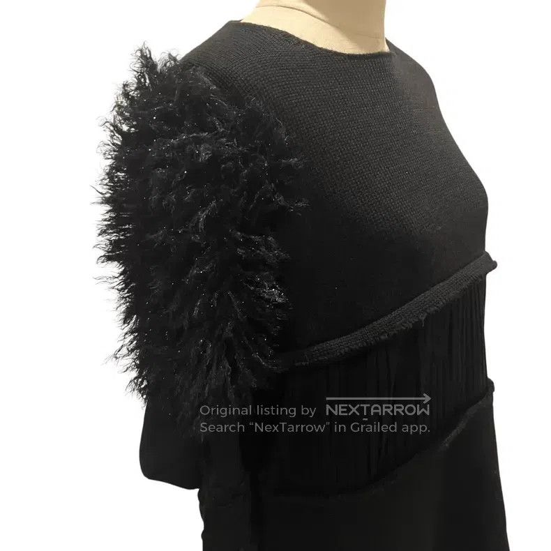 Comme des Garcons Comme des Garcons Mixed Material Knit Top Size S / US 4 / IT 40 - 4 Thumbnail