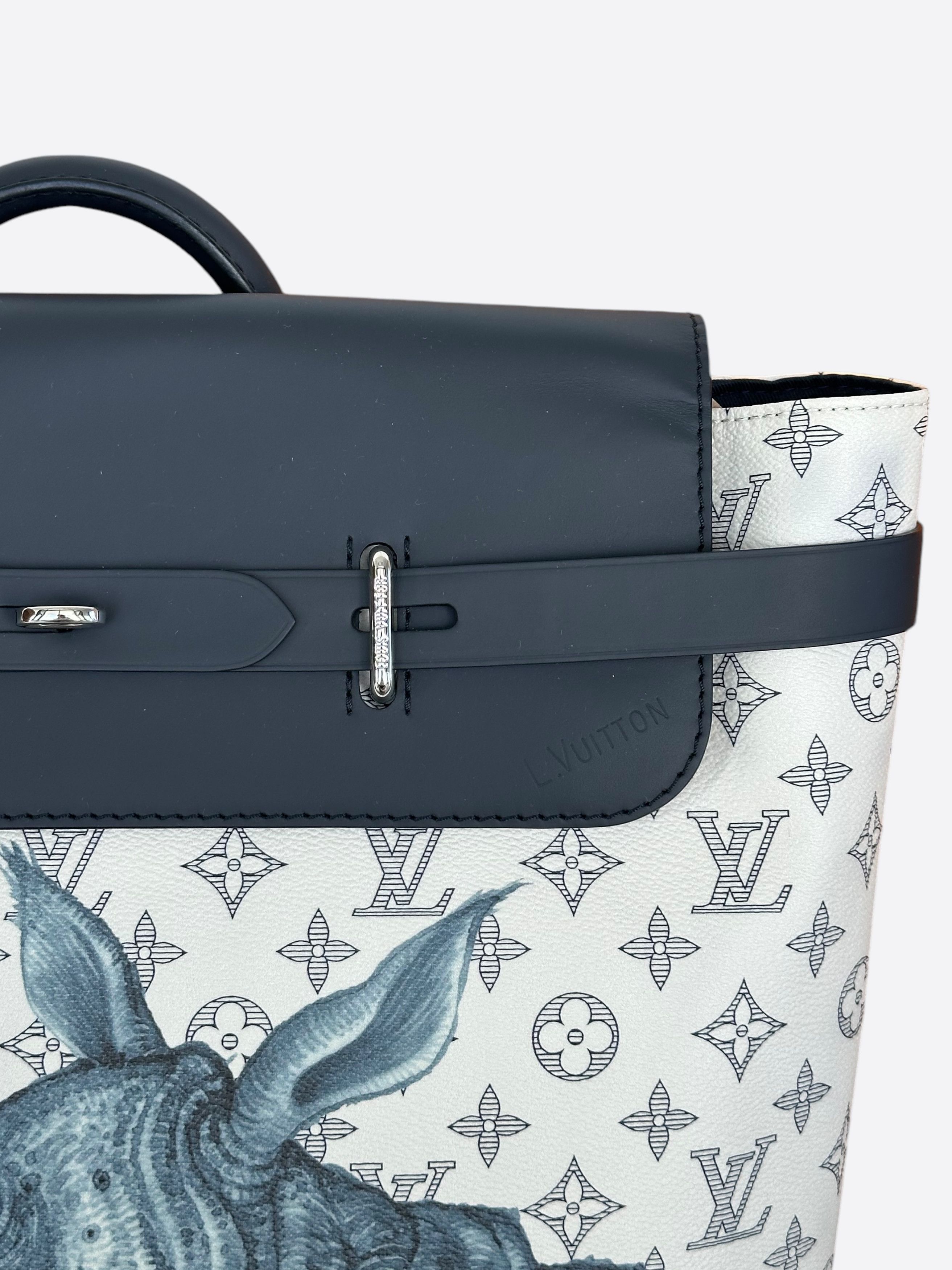 Louis Vuitton Louis Vuitton Chapman Brothers Cream Rhino Steamer Backpack Size ONE SIZE - 6 Thumbnail