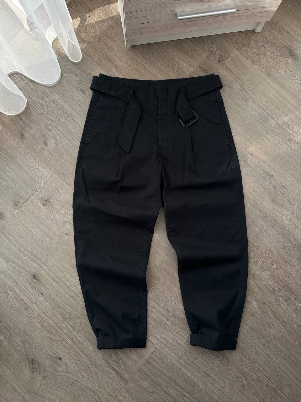 Polo Ralph Lauren × Vintage Vintage Polo Ralph Lauren Black Baggy PRL Pants Size 30" / US 8 / IT 44 - 1 Thumbnail