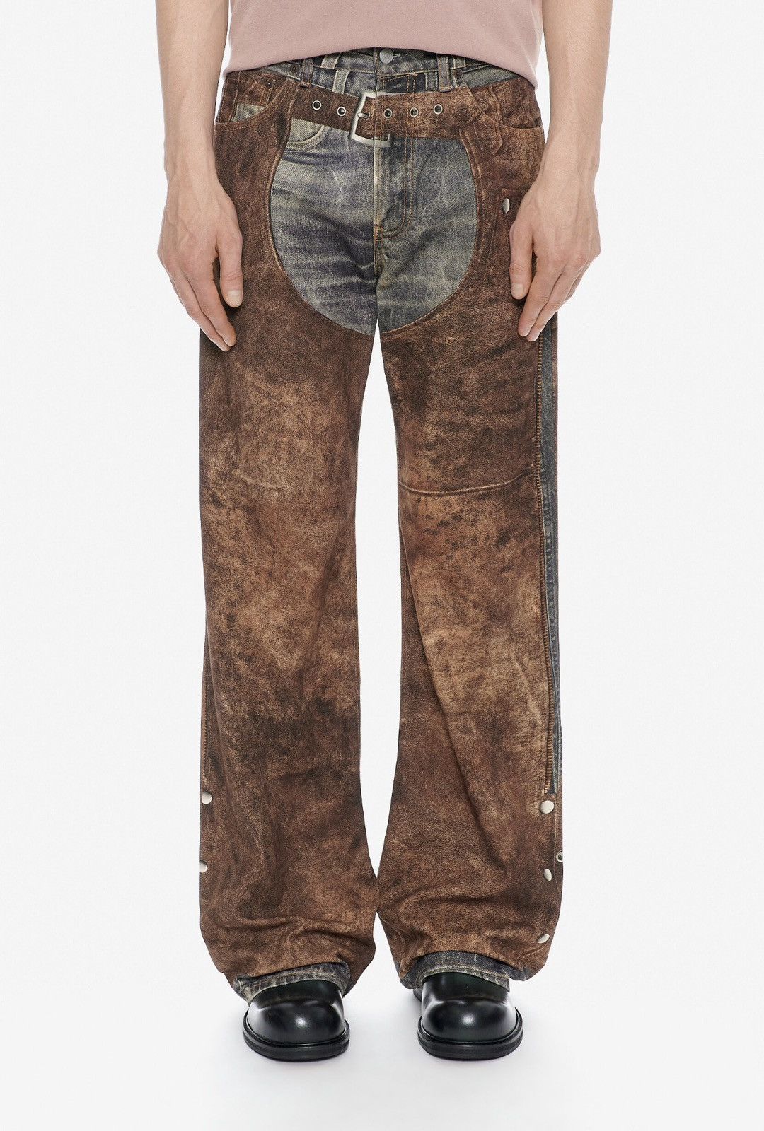 Acne Studios Acne Studios Trompe L’Oeil Pentyone Western Printed Jeans Size US 36 / EU 52 - 1 Thumbnail