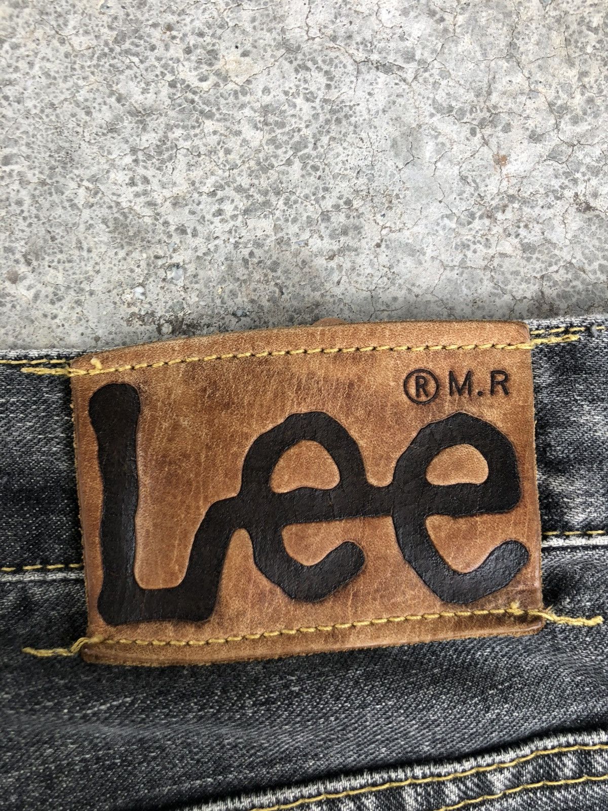If Six Was Nine Lee Flared Jeans Bootcut Distressed Jeans Size US 33 - 18 Thumbnail