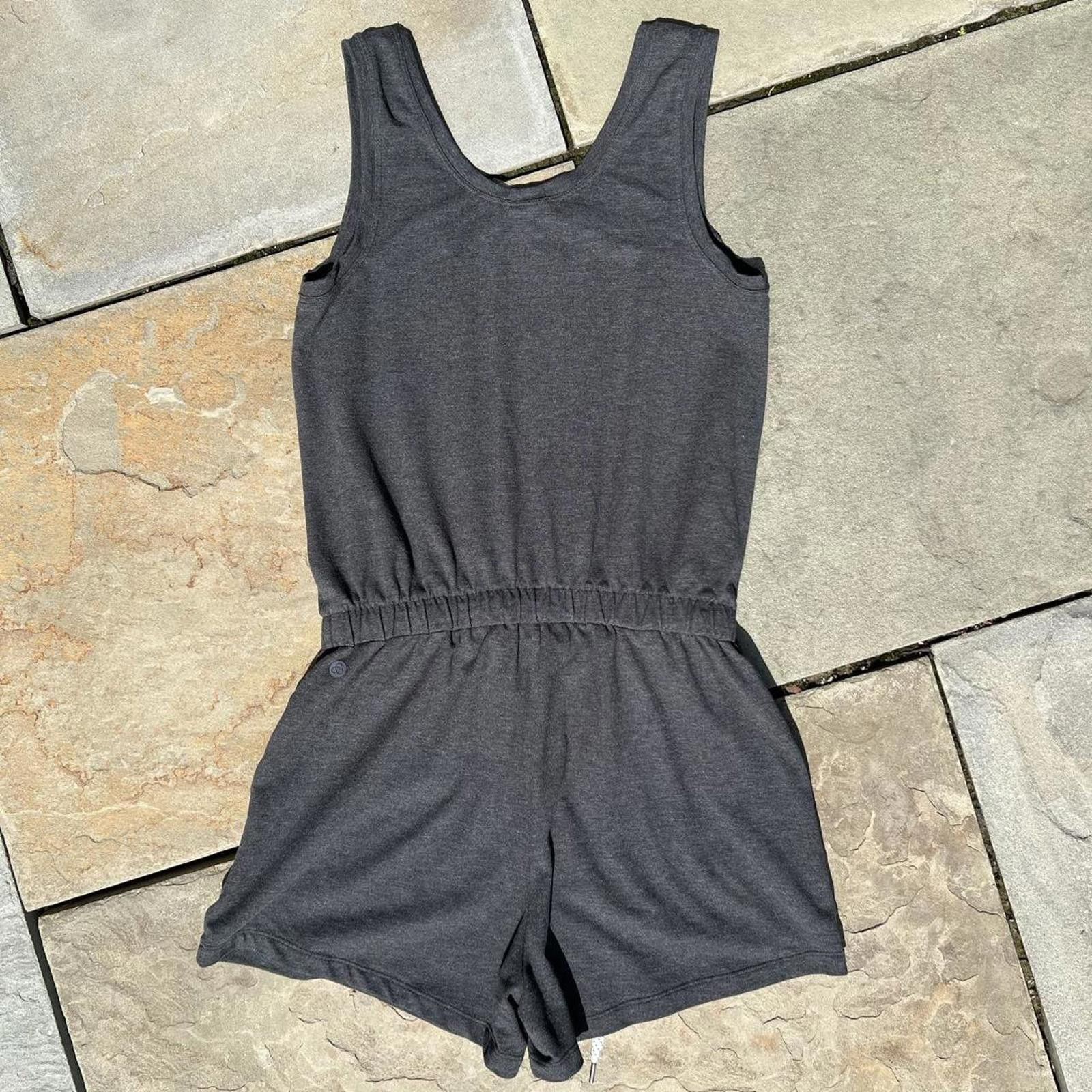 Other Dark Heather Grey Sleeveless Romper Size 26" / US 2 / IT 38 - 4 Thumbnail