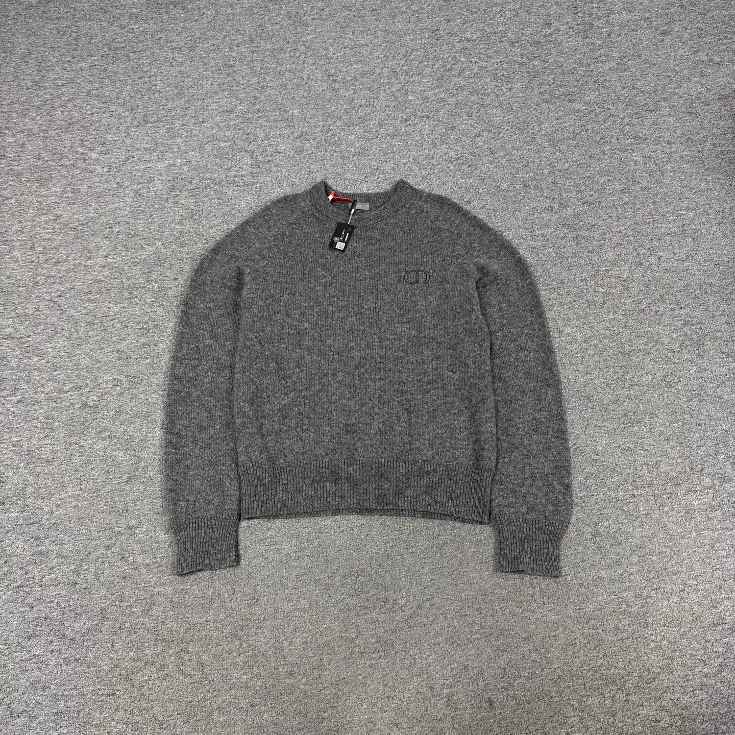 Dior Gray Crewneck Sweater Size L Size US L / EU 52-54 / 3 - 1 Thumbnail