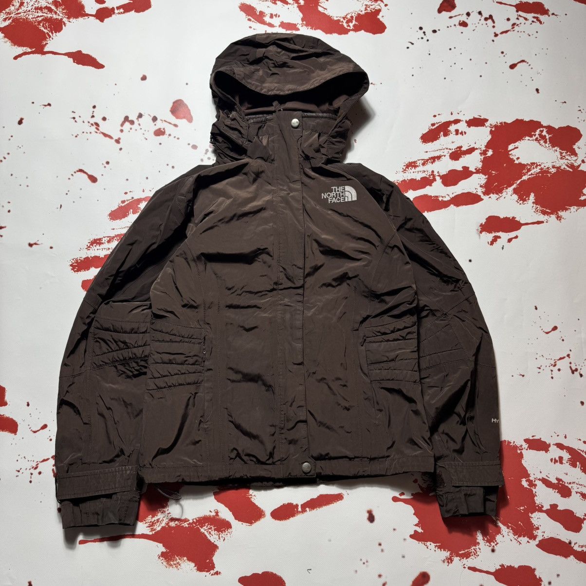 The North Face × Vintage vintage 90s brown jacket the north face hyvent Size S / US 4 / IT 40 - 1 Thumbnail