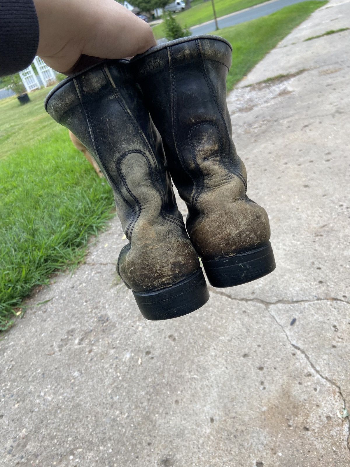 Other Vintage Military Combat Boots sz 8.5 Size US 8.5 / EU 41-42 - 3 Thumbnail