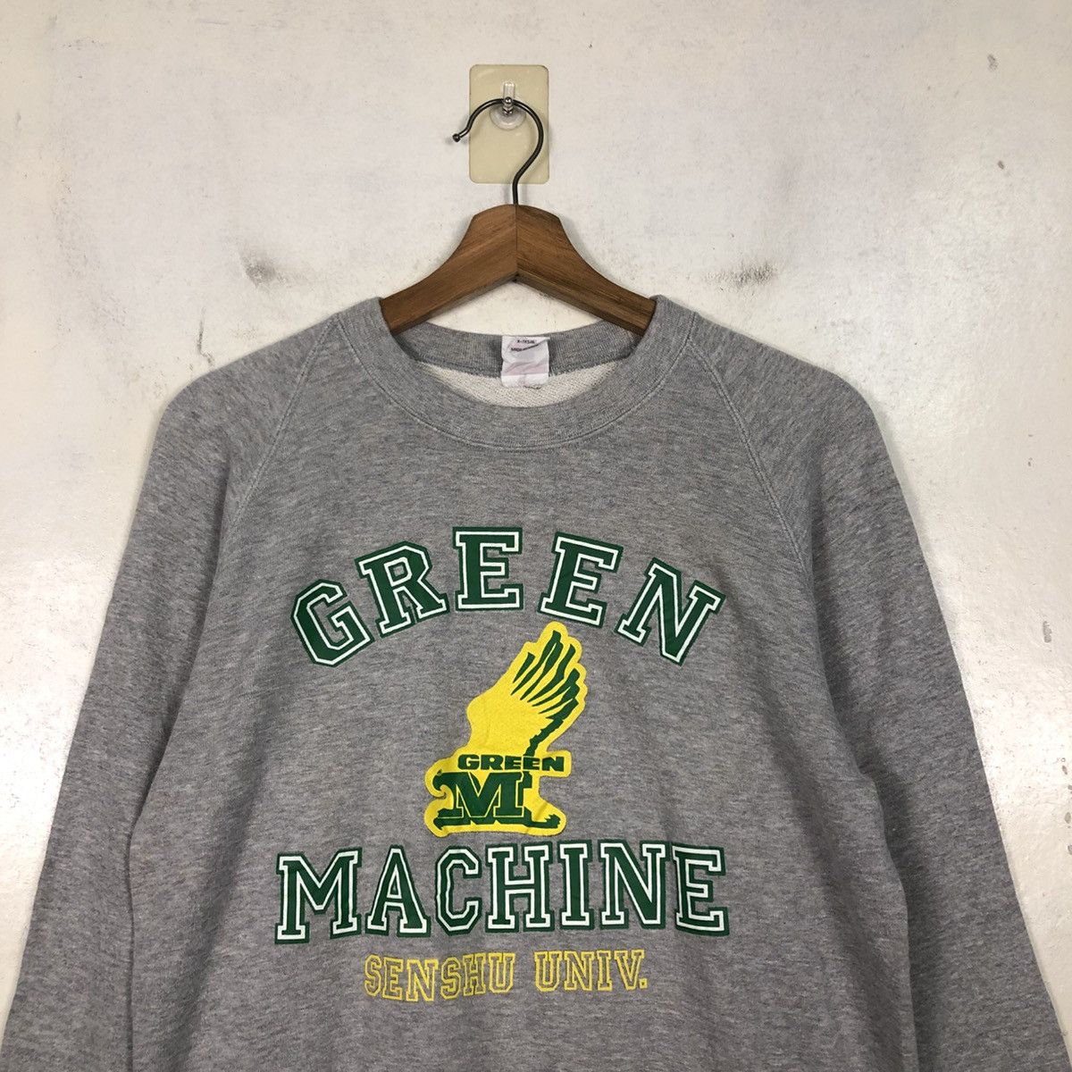 Japanese Brand 📌Green Machine Senshu University Vintage Sweatshirt Size US M / EU 48-50 / 2 - 5 Thumbnail